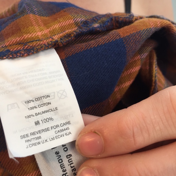 Madewell Golden Blue Plaid Button Down Shirt - Picture 4 of 8